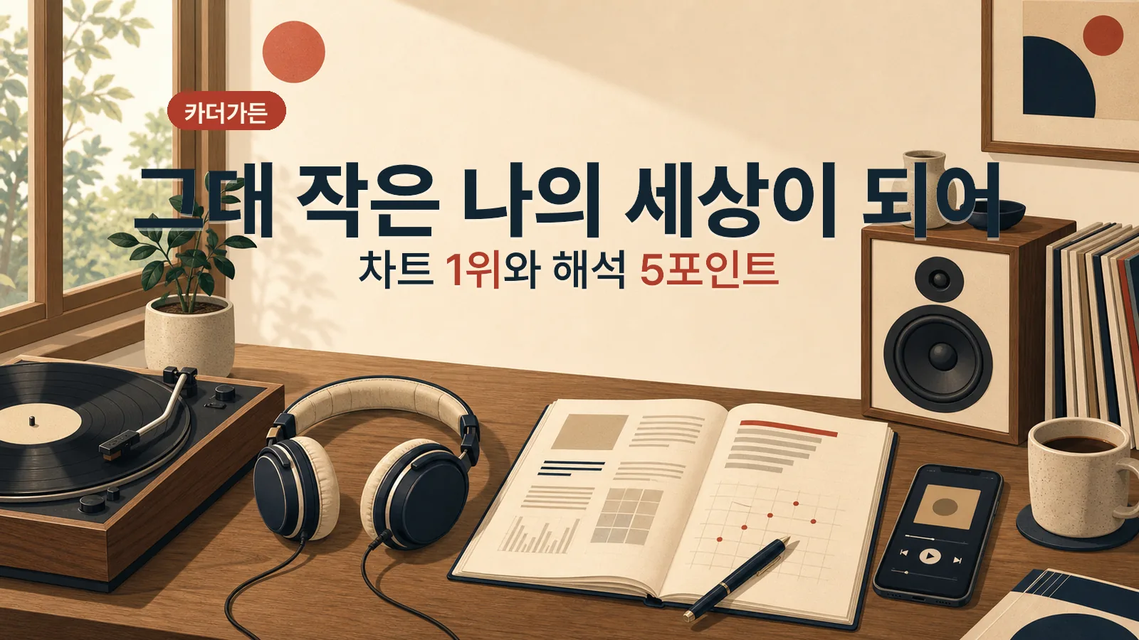 카더가든 그대 작은 나의 세상, 차트 1위 vs 해석 5포인트