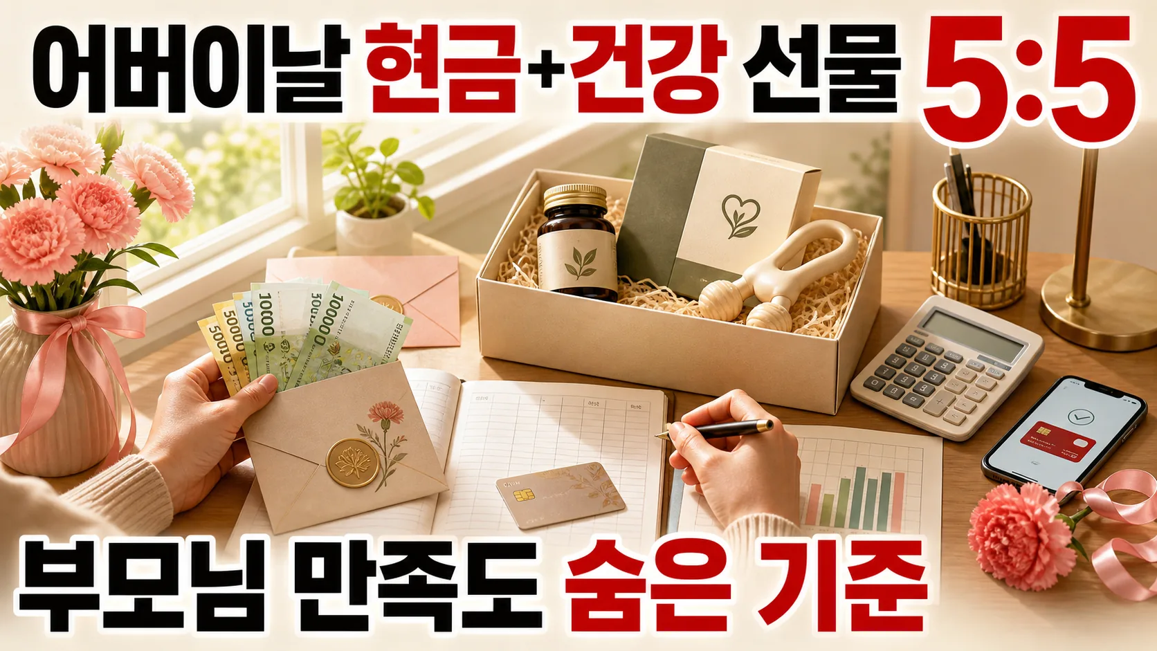 어버이날 현금+건강 선물 비율 5:5 — 부모님 만족도 숨은 기준