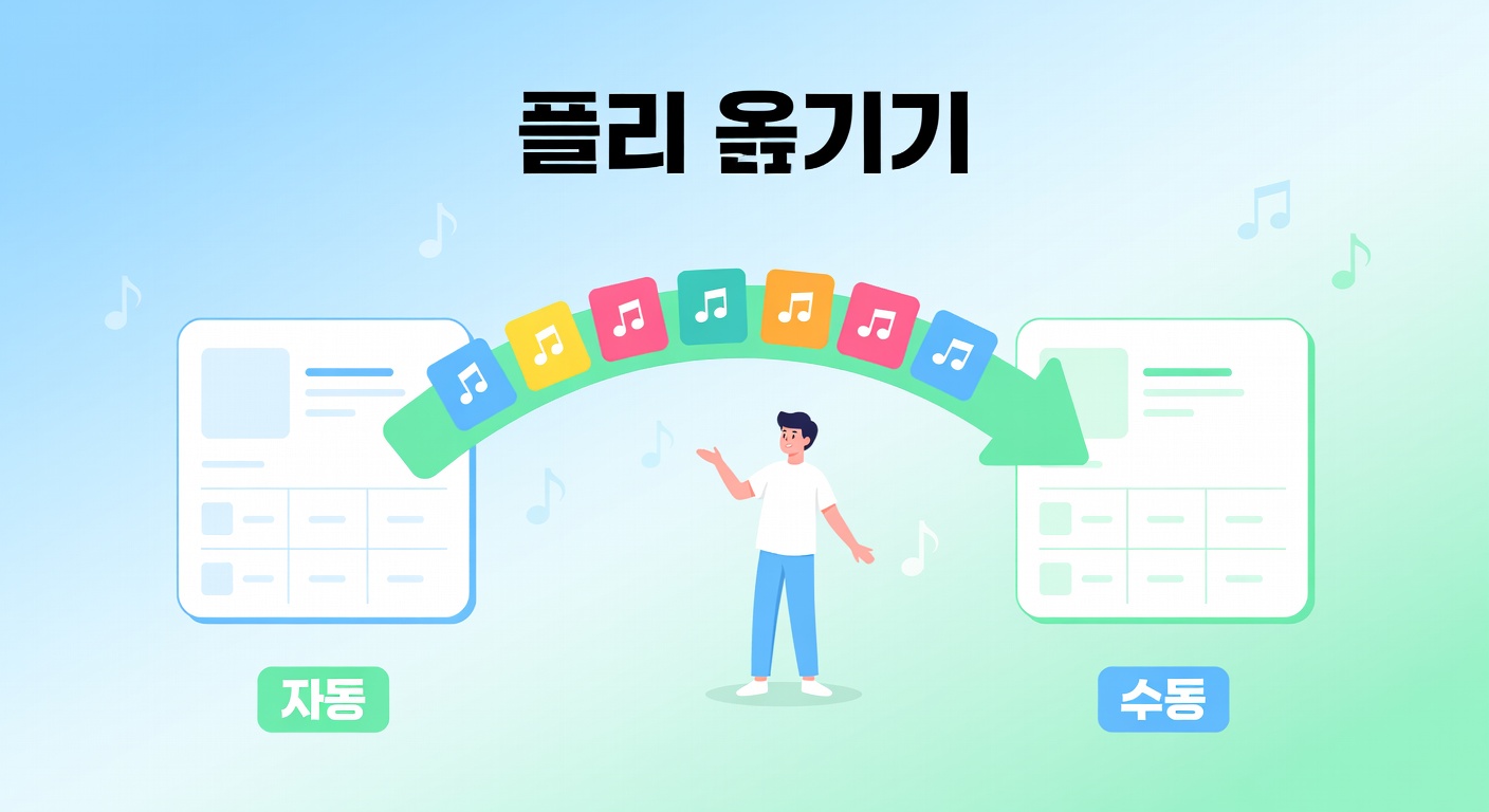 재생목록 옮기는 방법 — 플랫폼별 실전 가이드